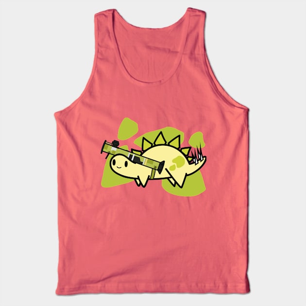 Armed Stegosaurus Steg-O Tank Top by FlamingFox